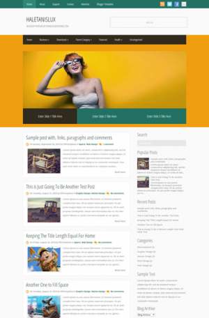 HaletanisLux Responsive Blogger Template [ blogspot themes ]