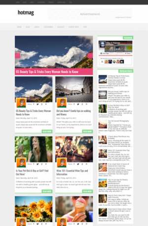 Hotmag Blogger Template [ blogspot themes ]