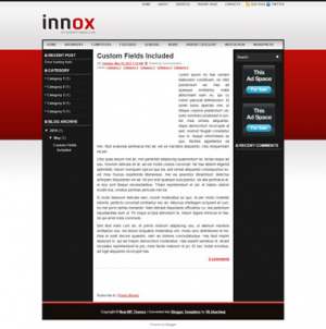 Innox Blogger Template [ blogspot themes ]