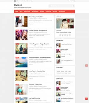 Invision Blogger Template [ blogspot themes ]