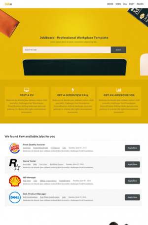 Jobs Business Blogger Template [ blogspot themes ]