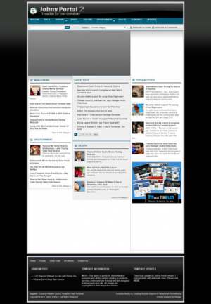 Johny Portal 2 Blogger Template [ blogspot themes ]