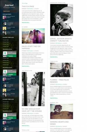 Journey Responsive Blogger Template [ blogspot themes ]