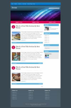 Jovan Blogger Template [ blogspot themes ]