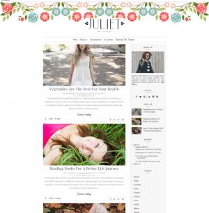 Juliet Blogger Template [ blogspot themes ]