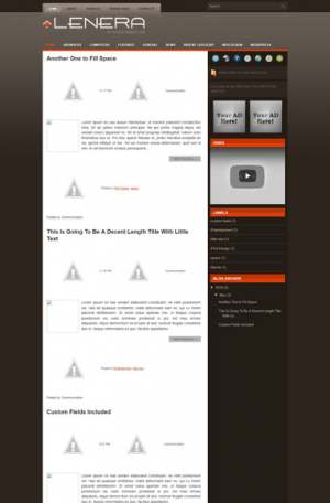 Lenera Blogger Template [ blogspot themes ]