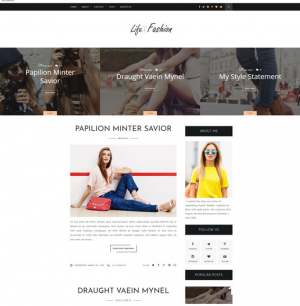 Life Fashion Blogger Template [ blogspot themes ]