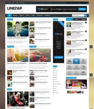 Linezap Responsive Blogger Template [ blogspot themes ]