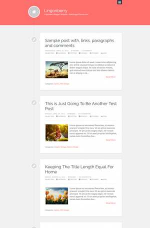 Lingonberry Responsive Blogger Template [ blogspot themes ]