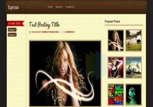 Lycus Blogger Template [ blogspot themes ]