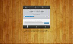 Maintenance Mode Blogger Template [ blogspot themes ]