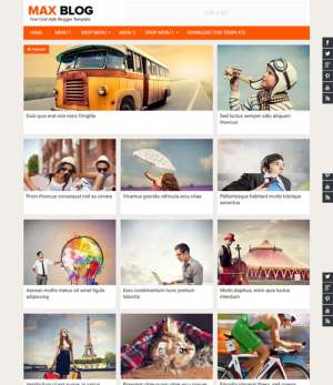 Max Blog Blogger Template [ blogspot themes ]