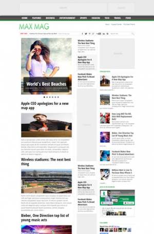 Max Mag Blogger Template [ blogspot themes ]