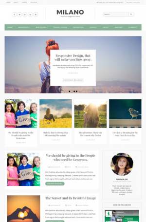 Milano Blogger Template [ blogspot themes ]