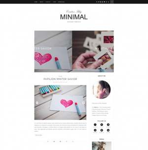 Minimal Blogger Template [ blogspot themes ]