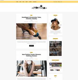 Monica Clean Blogger Template [ blogspot themes ]