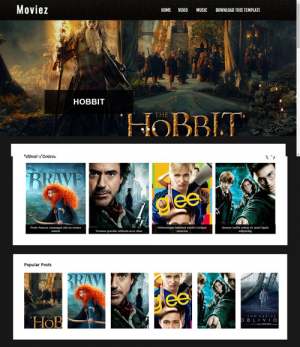 Moviez Blogger Template [ blogspot themes ]