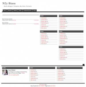 N2y Biasa Blogger Template [ blogspot themes ]