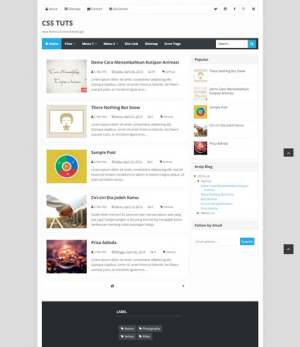 New Minima Colored Redesign Blogger Template [ blogspot themes ]