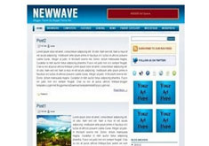 New Wave Blogger Template [ blogspot themes ]