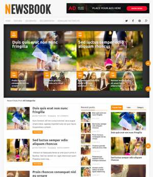 NewsBook Blogger Template [ blogspot themes ]