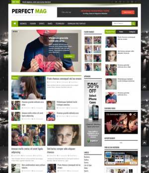 Perfect Mag Blogger Template [ blogspot themes ]