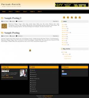 Pernak Pernik Blogger Template [ blogspot themes ]