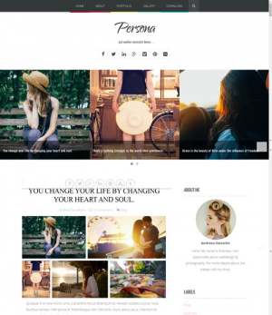 Persona Blogger Template [ blogspot themes ]