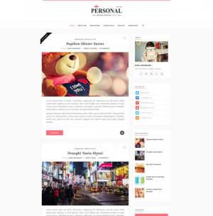 Personal Clean Blogger Template [ blogspot themes ]