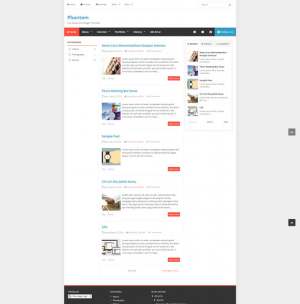 Phantom Blogger Template [ blogspot themes ]