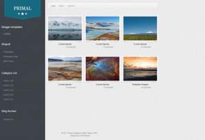 Primal Blogger Template [ blogspot themes ]