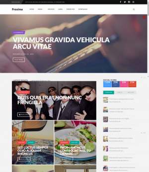 Proxima magazine Responsive Blogger Template [ blogspot themes ]