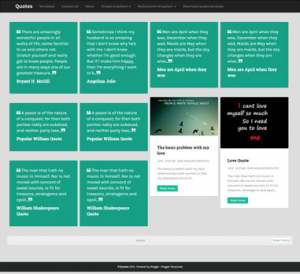Quotes Responsive Blogger Template [ blogspot themes ]