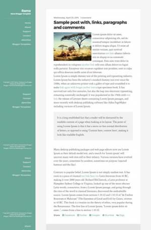 Rams Responsive Blogger Template [ blogspot themes ]