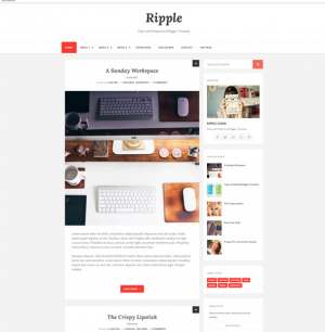 Ripple Blogger Template [ blogspot themes ]