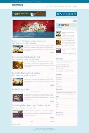 RomanTribune Blogger Template [ blogspot themes ]