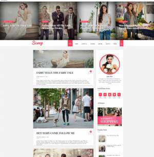 Scoop Fashion Blogger Template [ blogspot themes ]