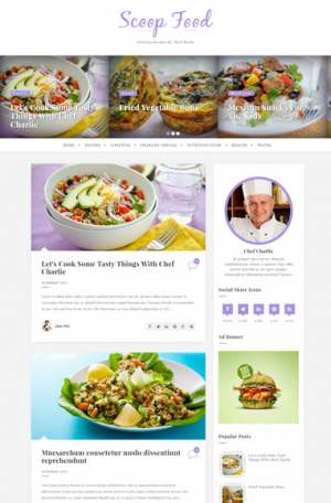 Scoop Food Blogger Template [ blogspot themes ]