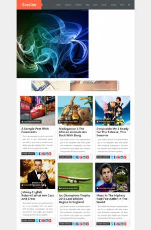 Scroller Blogger Template  [ blogspot themes ]