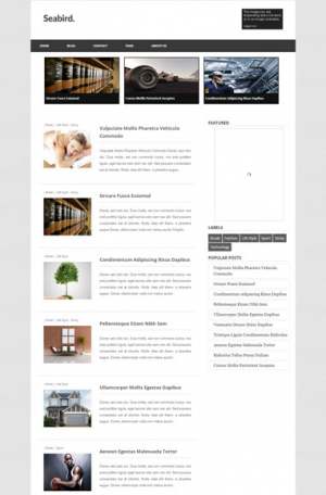 Seabird Responsive Blogger Template [ blogspot themes ]