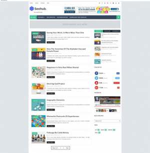 SeoHub Fast Loading Blogger Template [ blogspot themes ]