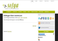 Sofya Blogger Template [ blogspot themes ]