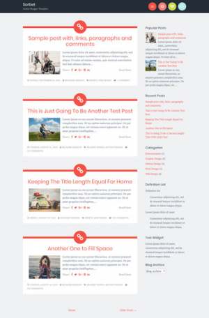 Sorbet Responsive Blogger Template [ blogspot themes ]