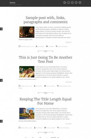 Syntax Responsive Blogger Template [ blogspot themes ]