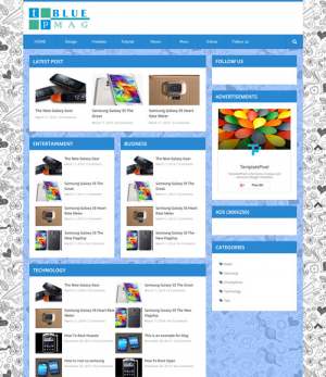 TP Blue Mag Responsive Blogger Template [ blogspot themes ]