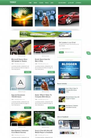 Tedly Responsive Blogger Template [ blogspot themes ]