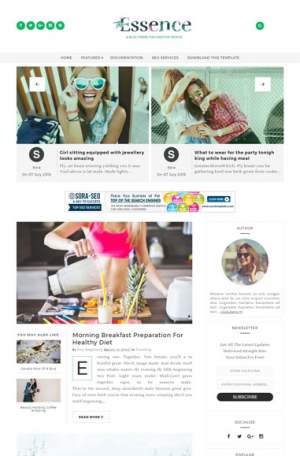 The Essence Blogger Template [ blogspot themes ]