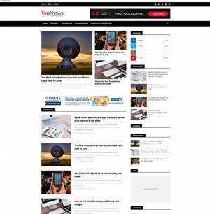 Top News Responsive Blogger Template [ blogspot themes ]