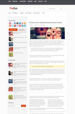 True Pixel Blogger Template [ blogspot themes ]