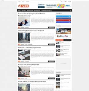 VIPI Blog Blogger Template [ blogspot themes ]